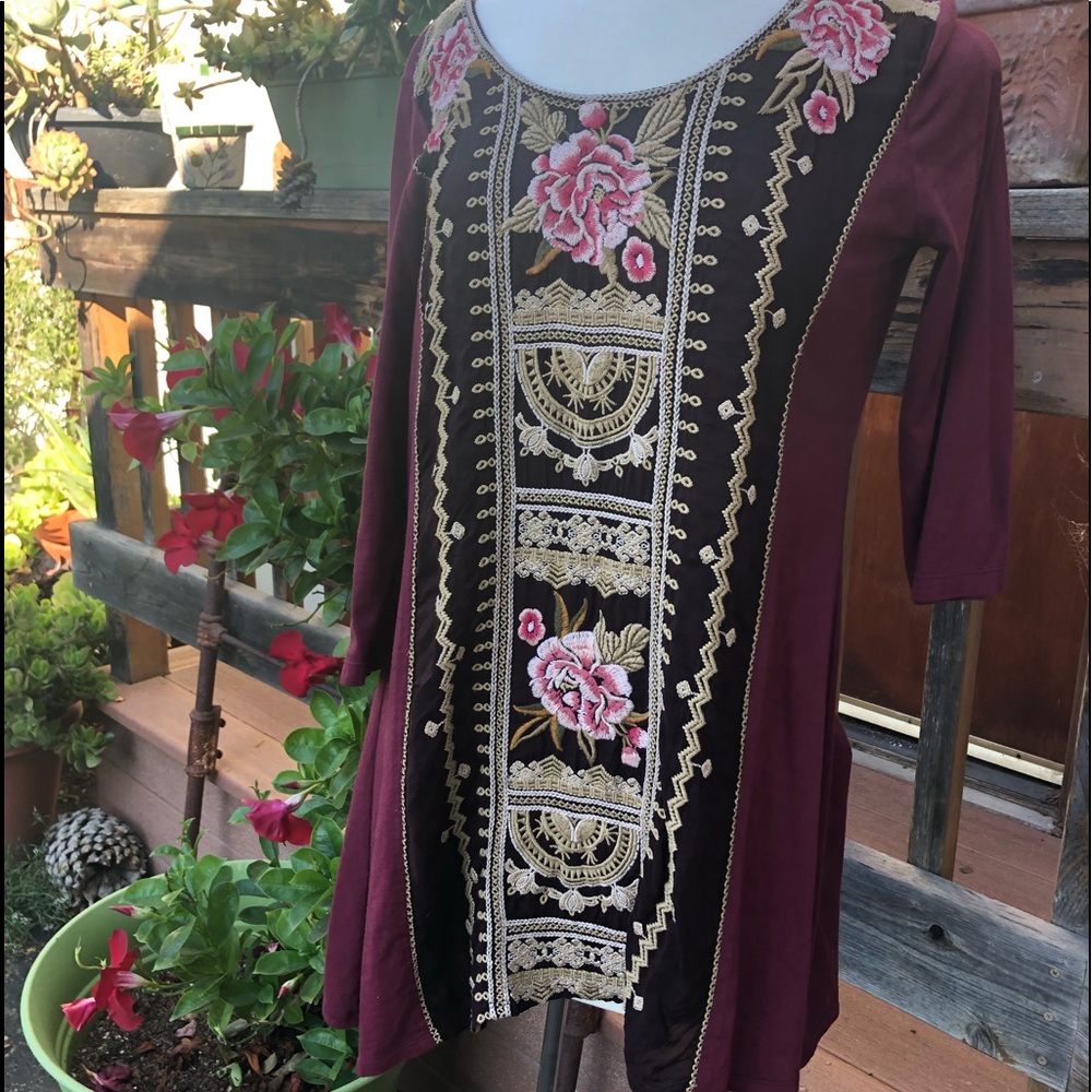 Beautiful knit Johnny Was tunic